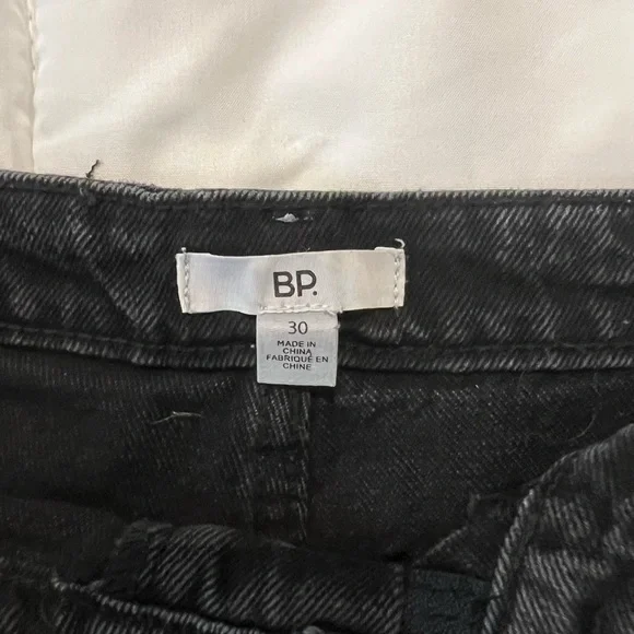 BP black denim shorts, size 30 - Picture 2 of 3